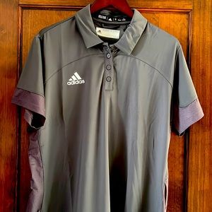 Brand New with tags! Adidas Golf Tech Classic Gray Polo really comfortable!
